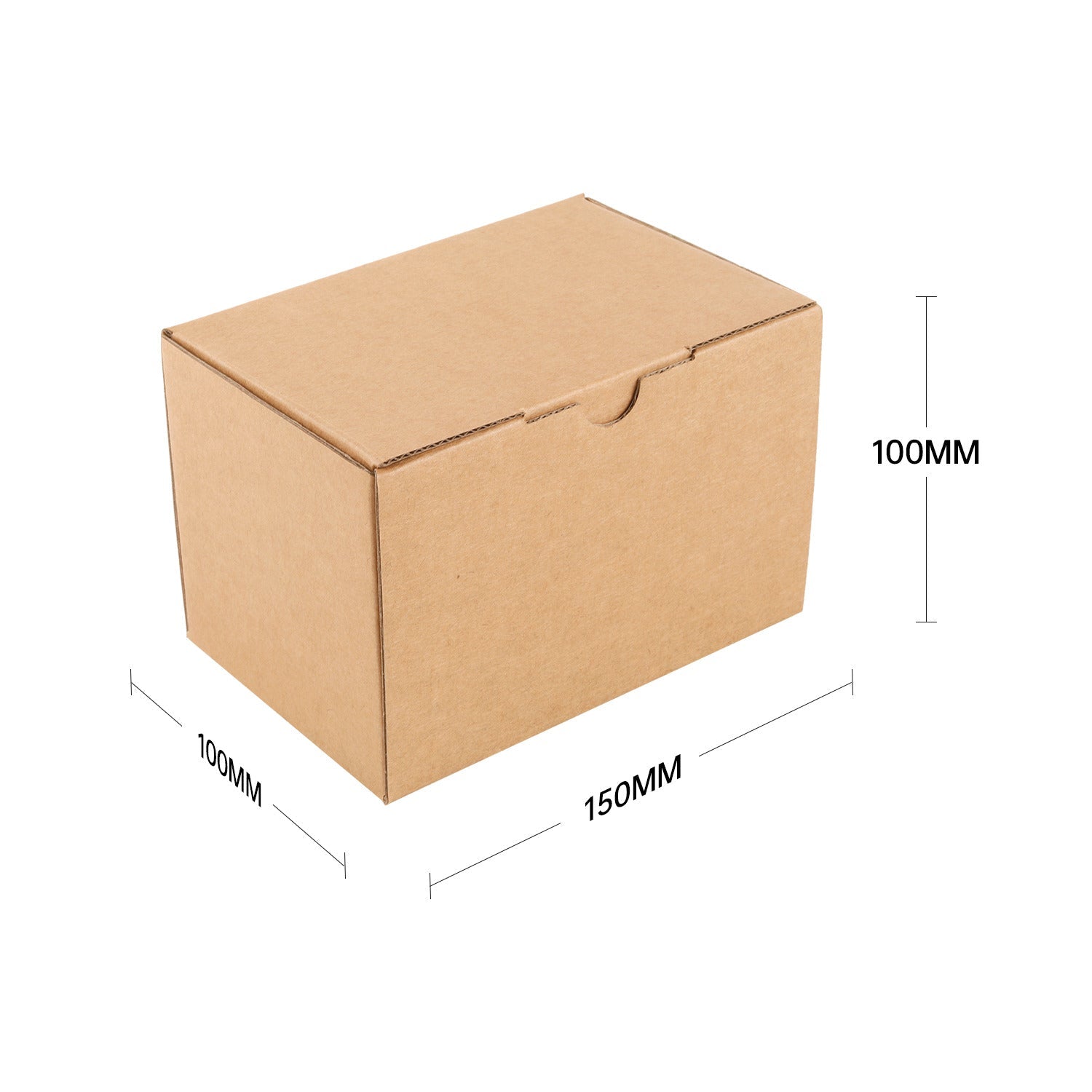 150x100x100mm Die-cut Mailing Box Heavy Duty