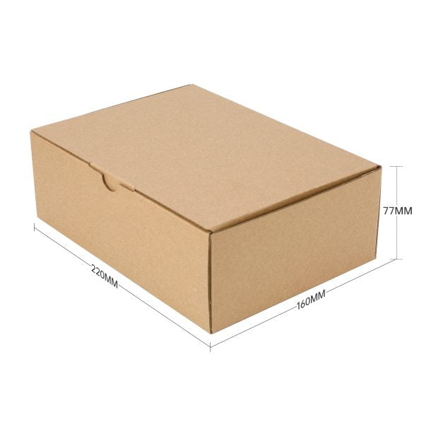 220x160x77mm Die-cut Mailing Box Heavy Duty