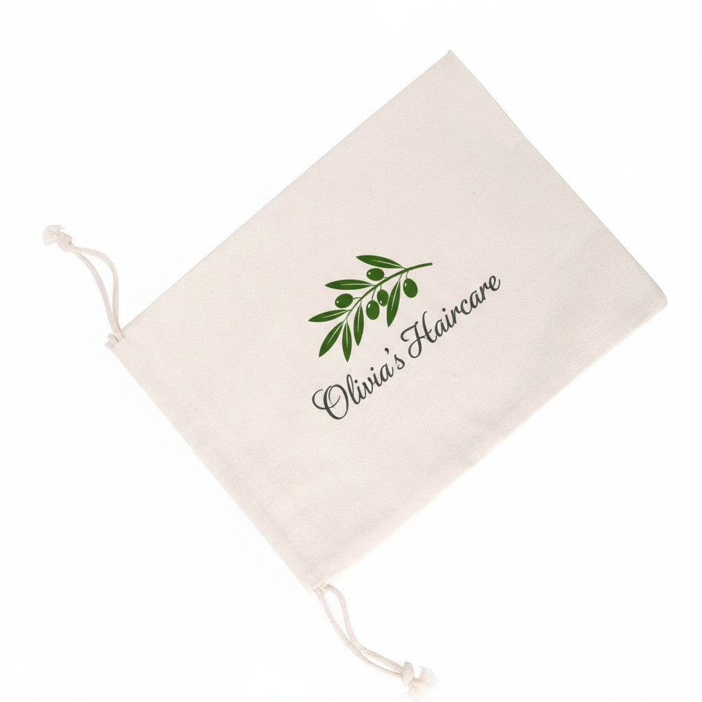 Sample Calico Drawstring Bag