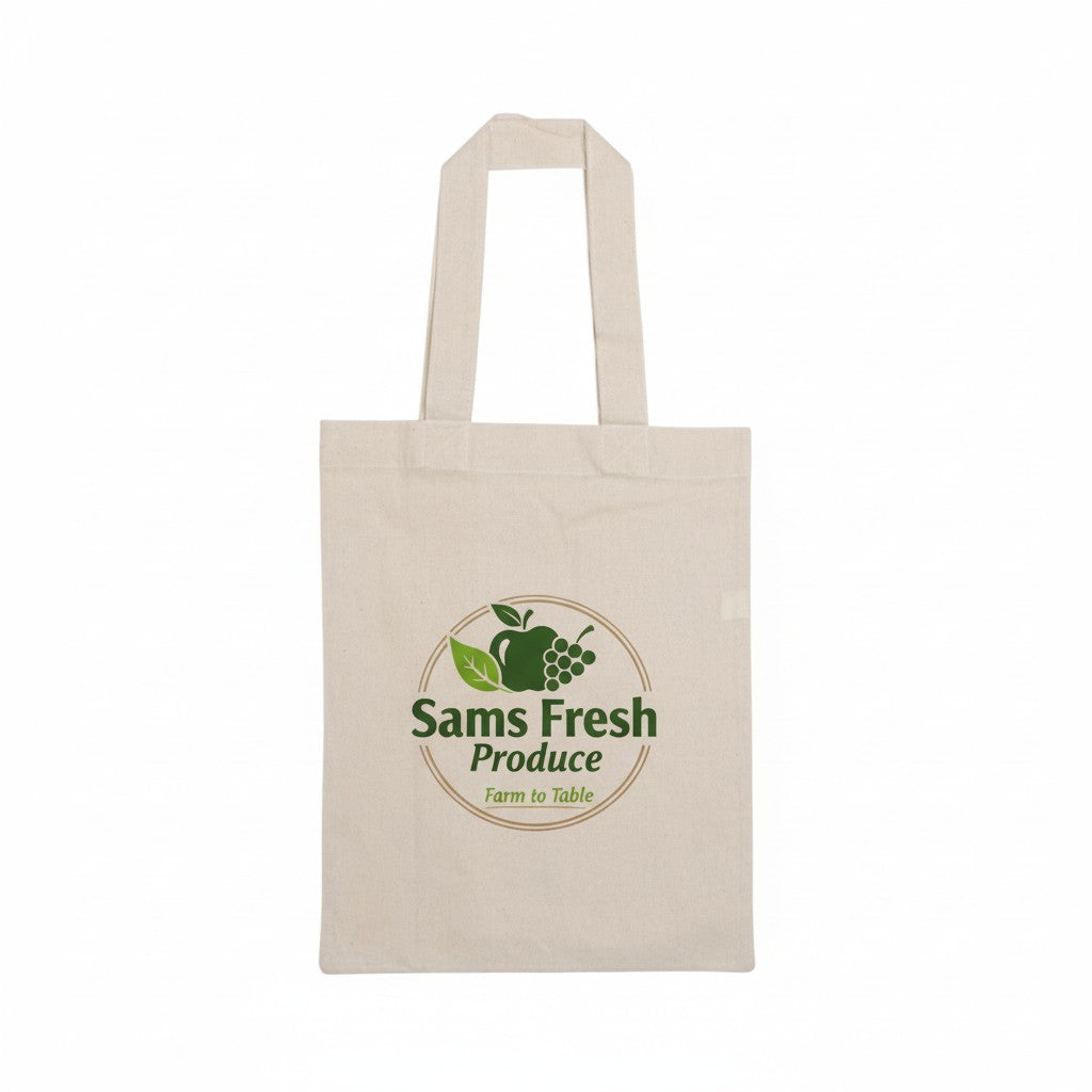 Natural Calico Tote Bags