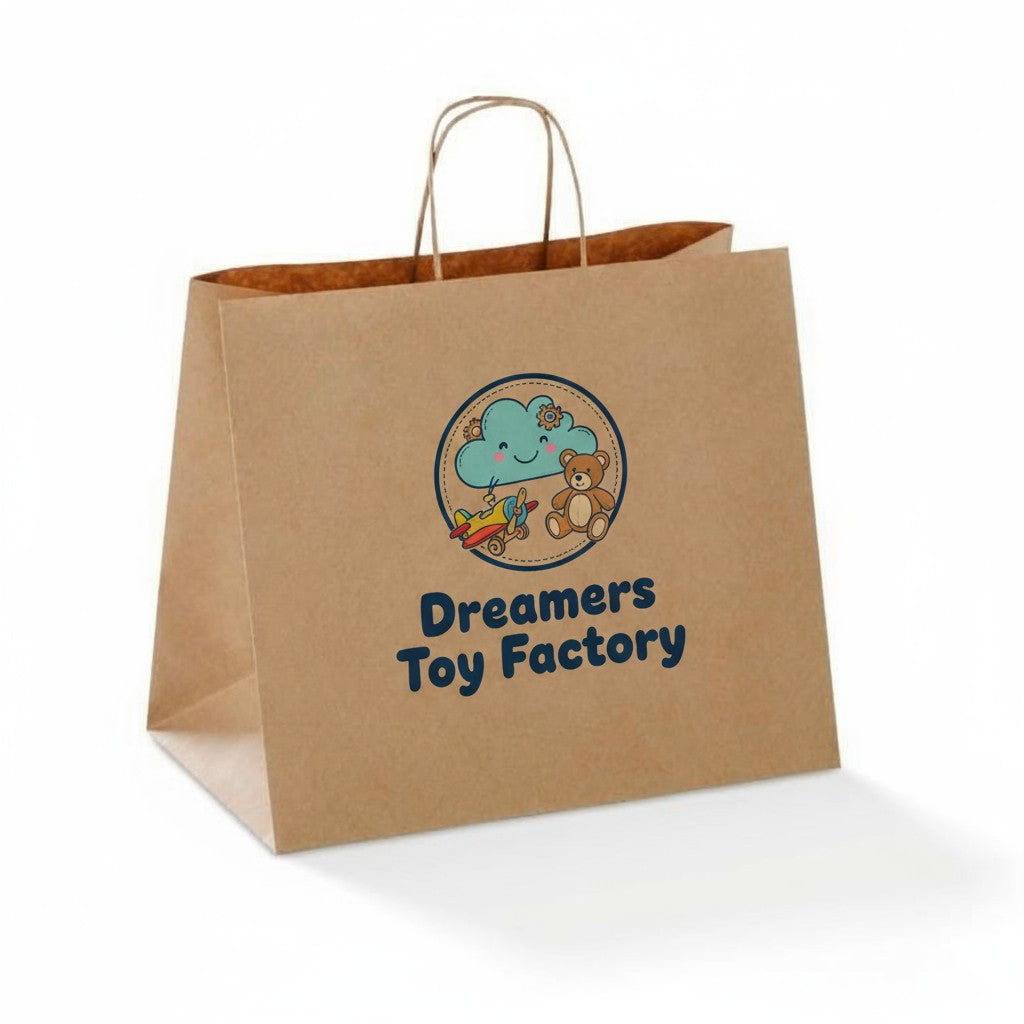 Brown Kraft Twist Handle Bag