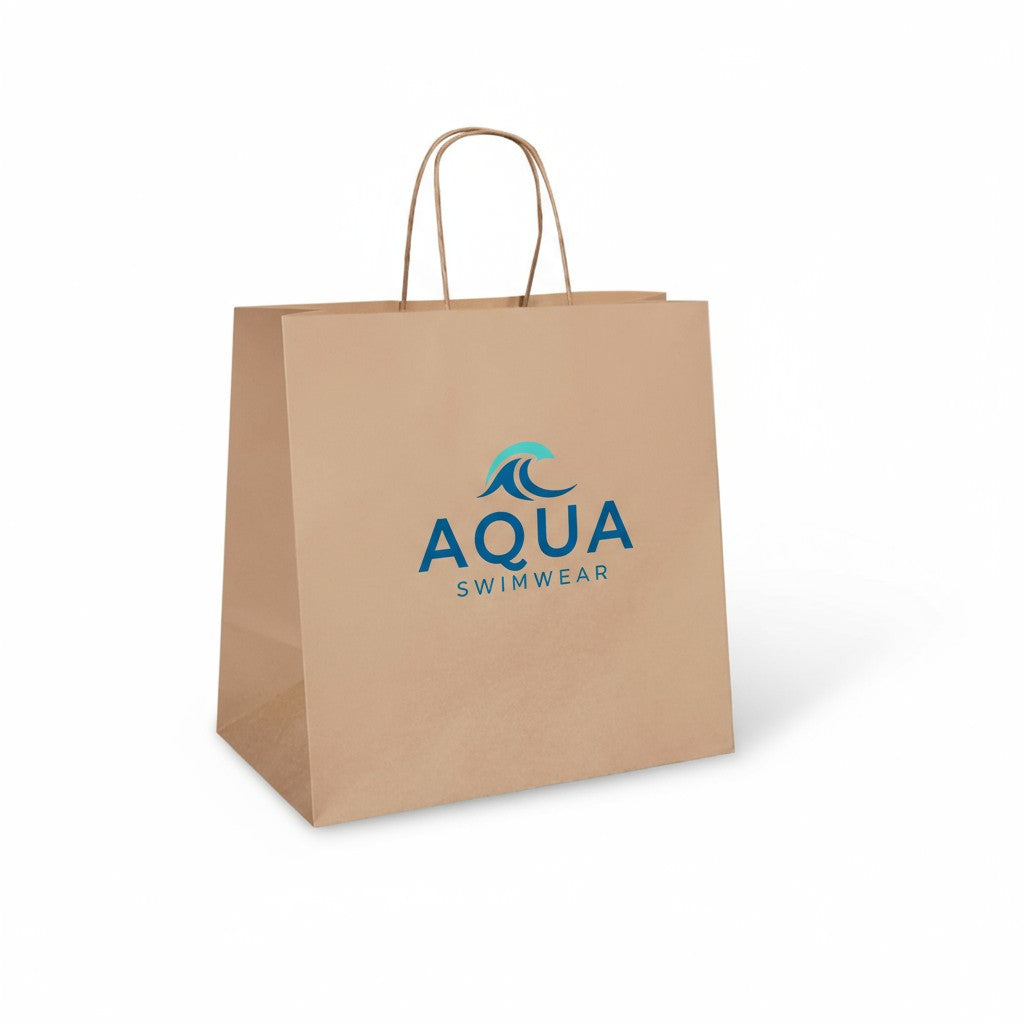 Brown Kraft Twist Handle Bag