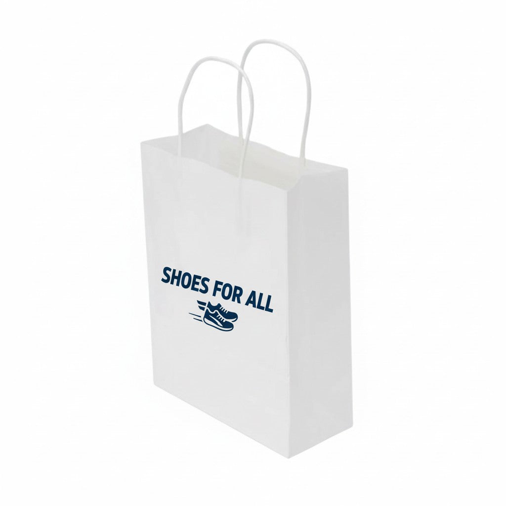 White Twist Handle Bag