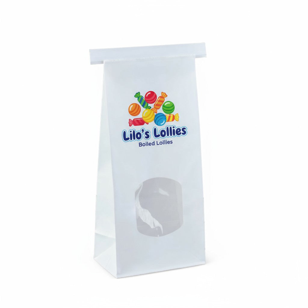 Sample Tin Tie Food Bag With Window