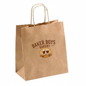 Brown Kraft Twist Handle Bag