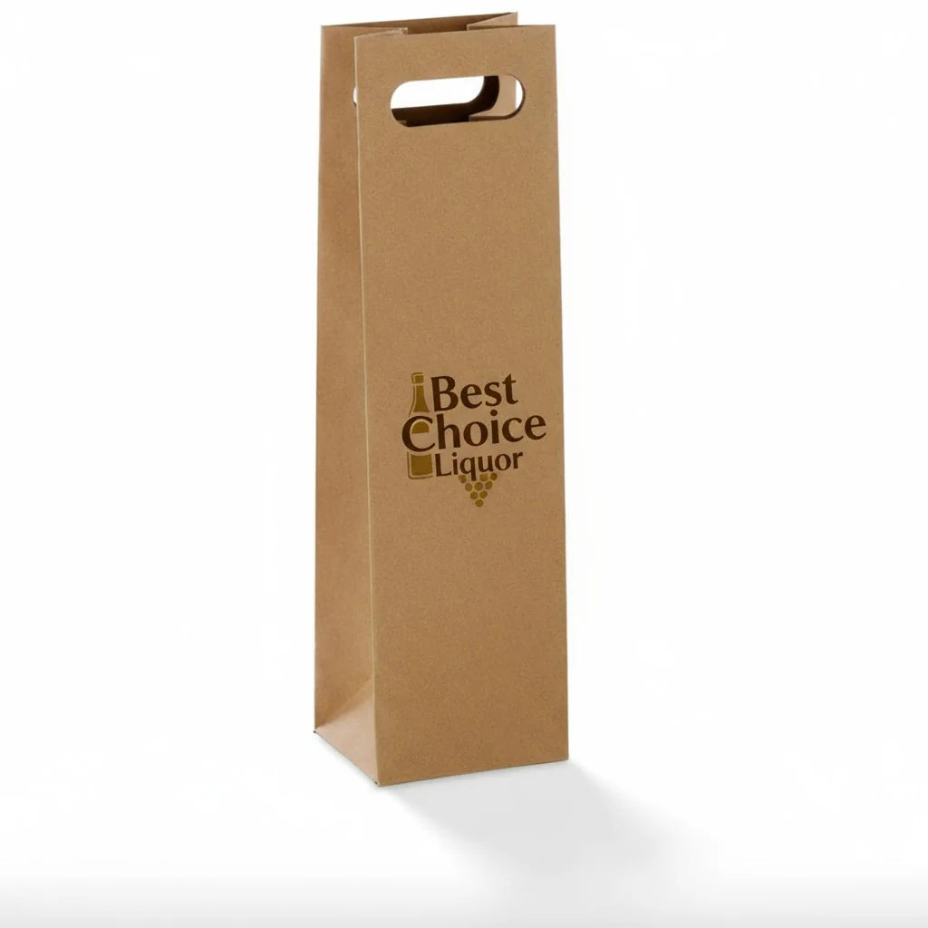 Sample Die Cut Bottle Bag